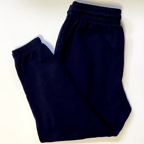 GAP Vintage Soft Knit Joggers Navy Cream Drawstring - Picture 8 of 16